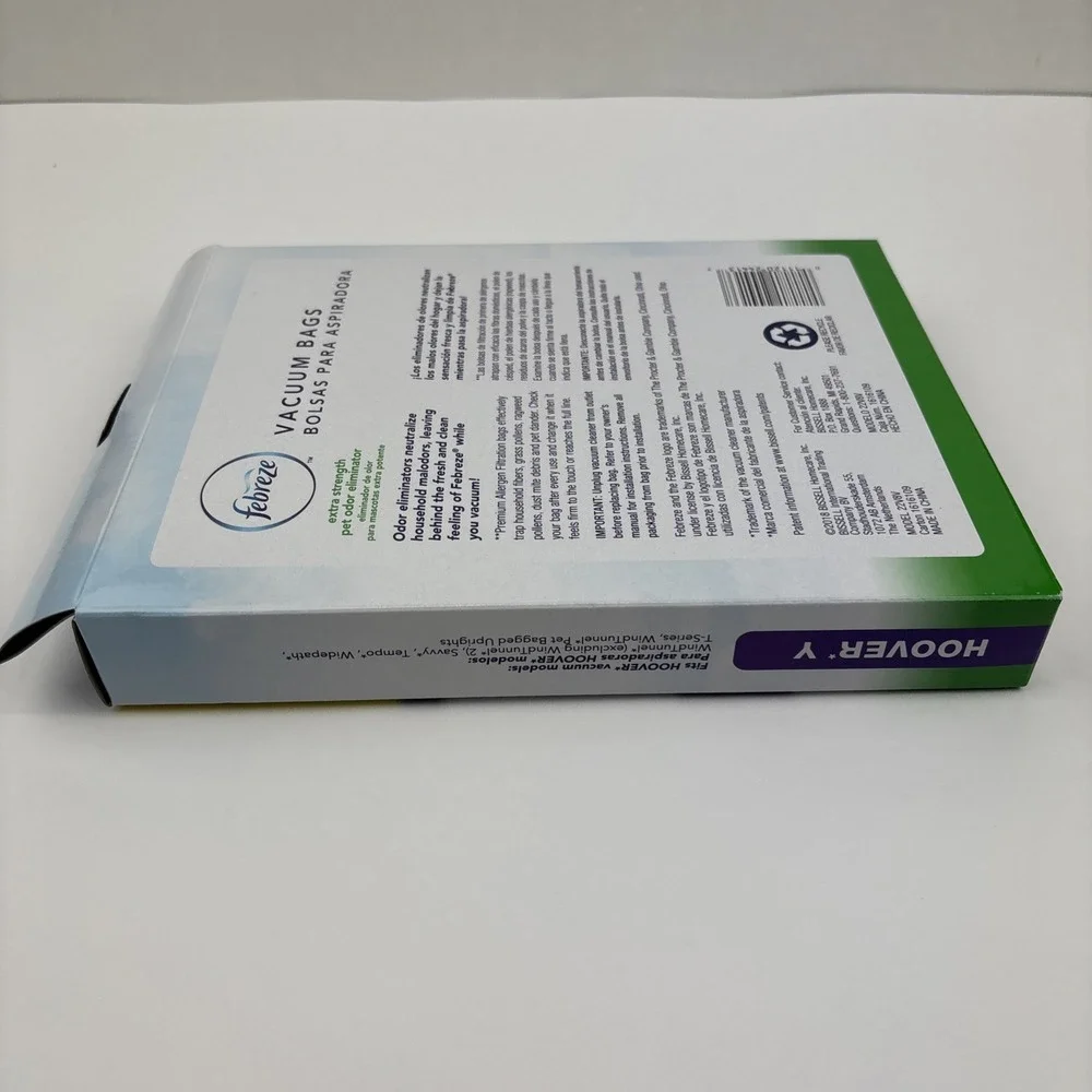 3-Pack Febreze Hoover Y Vacuum Bags Extra Strength‎ Pet Odor Eliminator